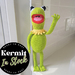 Hand Crocheted Kermit - 1 in stock