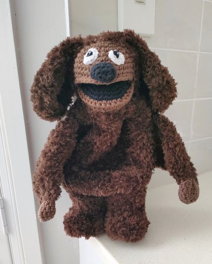 PDF Crochet Pattern - ROWLF THE DOG