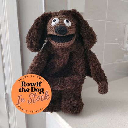 Hand Crocheted Rowlf the Dog Muppet - 1 in Stock