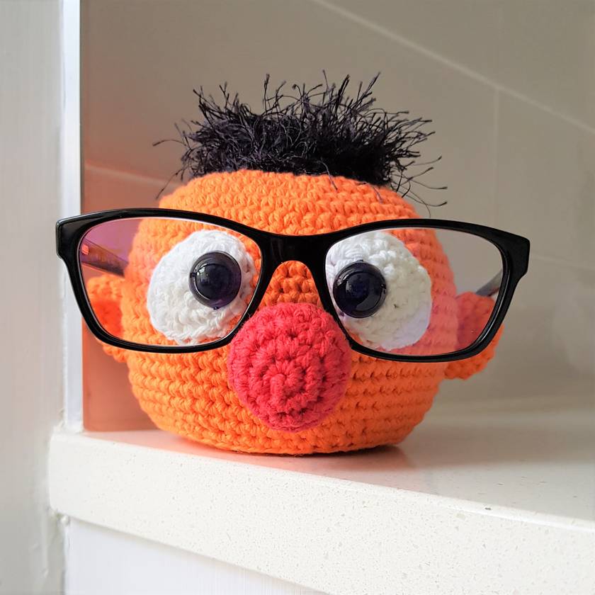 HOW TO - Crocheted Muppet Eyeglass Holder - Make