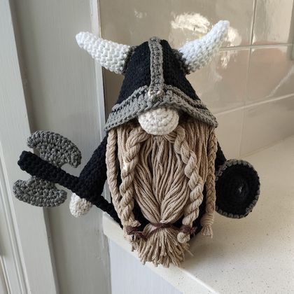 Hand Crocheted Viktor the Viking