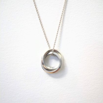Sterling Silver Binary Necklace