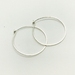 Sterling Silver Simple Hoop Earrings