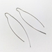 Sterling Silver Arc Thread Earrings