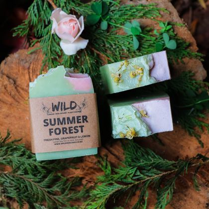 Summer Forest  Handcrafted Soap Bar