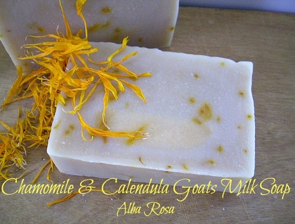Chamomile & Calendula Goats Milk Soap