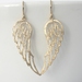 Super Cool Golden Angel Wing Earrings, So Angelic!