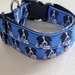 Hand made dog collar with Border Collie 