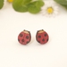 Tiny Ladybird Earrings