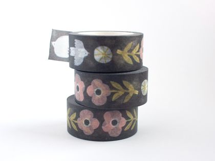Birds and Flowers Washi Tape