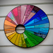 STAINED GLASS MOSAIC RAINBOW WALL ART - "KALAIDOSCOPE II"