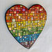 MOSAIC PRIDE HEART- WALL ART (suitable for inside and outdoors)