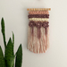 Woven Wallhanging - Pink and Mauve