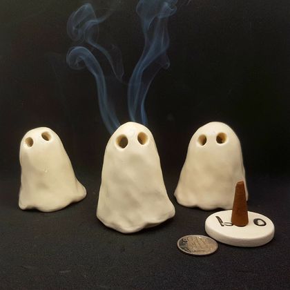 Ghost Incense Cone Burner