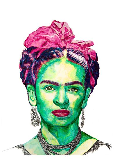 Frida Colour Print
