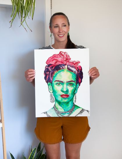 Frida in Colour - Original Drawing