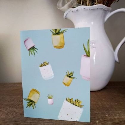 Cute Indoor Plant Greeting Cards (FREE SHIPPING)