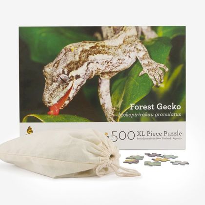 Forest Gecko 500 XL Piece Jigsaw Puzzle