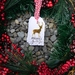 Gold Reindeer Christmas Tags