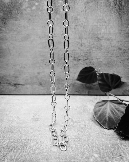 Handmade sterling silver chain