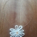 Daisy Necklace - Hand crocheted 100 per cent cotton