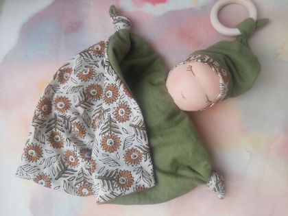 Moss Green Snuggle Doll 