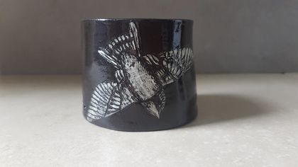 Sgraffito Welcome Swallow Cup