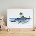 A4 Fine Art Print 'A Whales Journey'