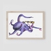 A3 Fine Art Print 'Seafarer Octopus'