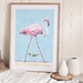 A4 Fine Art Print 'Flamingo's Friend Part 2'