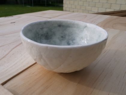 Bubblie glaze ceramic bowl, small