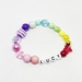 Girls Rainbow  name Bracelet