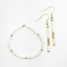 Seed Beads Bracelet and earrings set