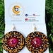 Handpainted Mandala Earings 