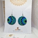 Handpainted Mandala Earings 