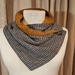 Neck Warmer Wool Houndstooth and Mustard