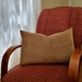 Velvet Cushion Cover Rectangle Brass