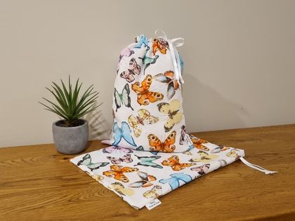 Reusable Gift Bag Set - Butterfly Medium