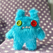 Fuzzy Plush Monsta (Fluffy Blue) 