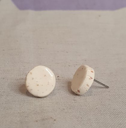 NZ Ceramic stud earrings