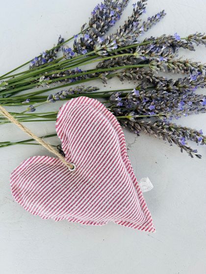 Lavender Filled Hanging Heart