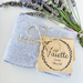 Vintage Style Striped Blue Lavender Wheat Bag