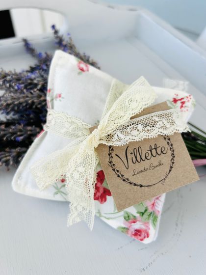 Cotton & Linen Lavender Drawer Sachet Bundle 3