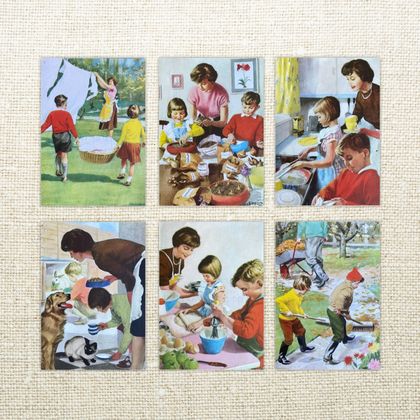 Greeting Cards - Helping at Home