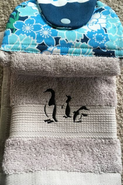 Kitchen Hand Towel to hang on oven or cupboard door