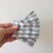 All sizes- 3 Layer Face mask with nose wire- Blue Gingham Linen