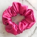 Pretty Pink/Fuschia Satin Scrunchie 