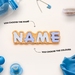 Eco-Friendly, Natural, Personalisable Kid's Wooden Name Puzzle - Style #8