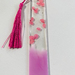 Flower resin bookmark