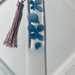 Flower resin bookmark